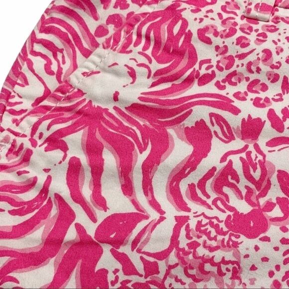 Lilly Pulitzer Pink Lion Callahan Shorts 0 - Picture 5 of 6